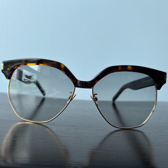 Saint Laurent 59mm Oval Sunglasses - Picture 1 of 12